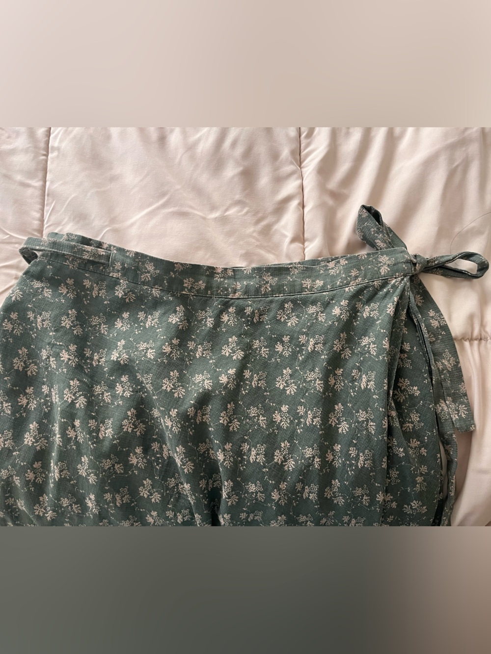 Neuflora Spokane Wrap Skirt - Dusty Teal - Picture 5 of 7